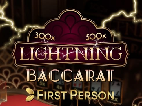 First Person Lightning Baccarat game icon